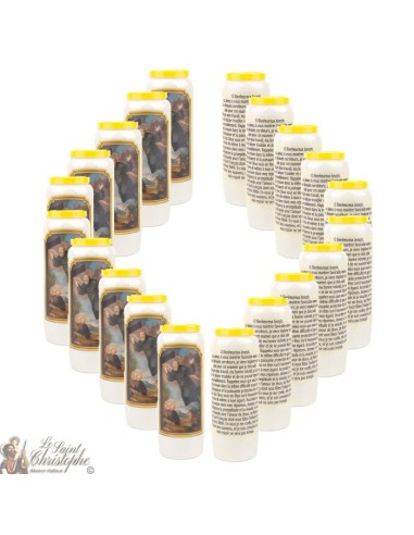 Bougies Neuvaines Joseph de Cupertino -  prière Français