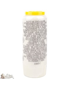 Candles Novena - White - "Saint Mutien Marie" 2