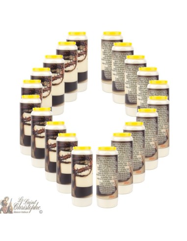 Candles Novena - White - "Archangel Saint Michael" (French)