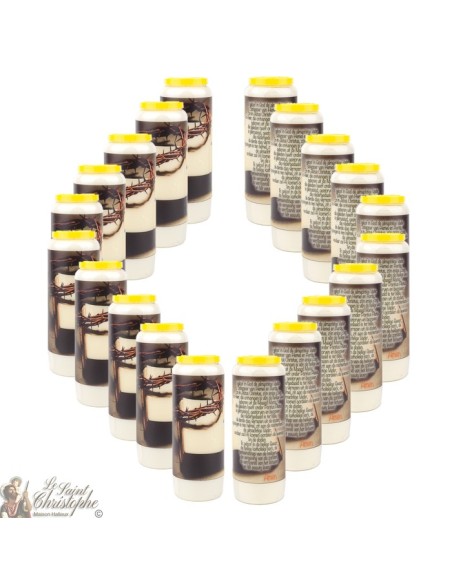 Candles Novena - White - "Archangel Saint Michael" (French)