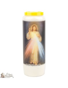 Bougies Neuvaines christ misericordieux  - prière  français