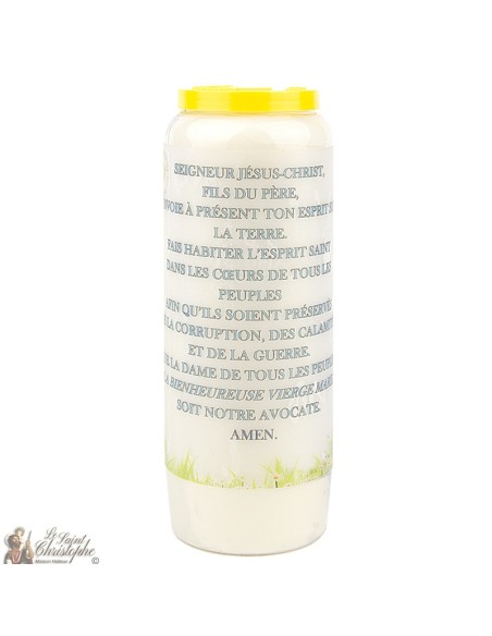 Candles Novena - White - "Archangel Saint Michael" (French)