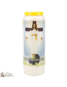 Bougies Neuvaines à  notre dame de tous les peuples- prière  