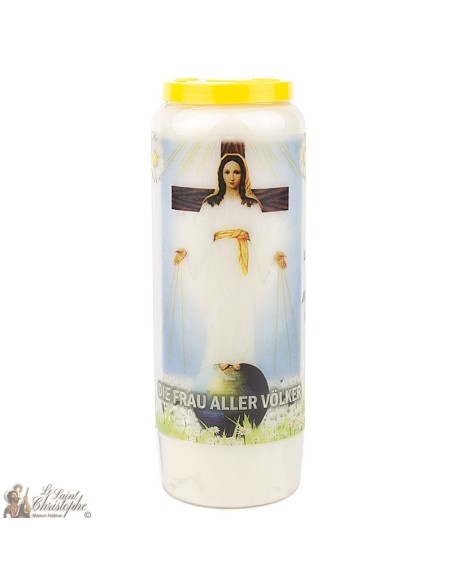 Bougies Neuvaines à  notre dame de tous les peuples- prière  