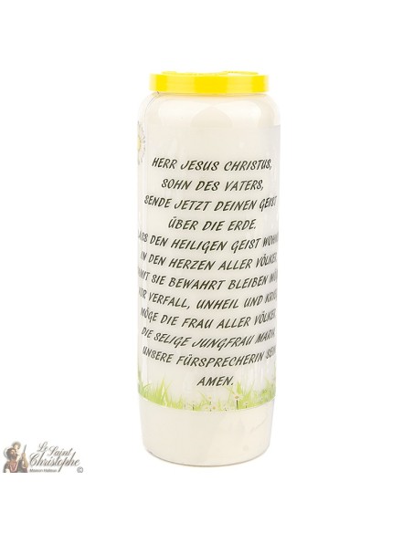 Bougies Neuvaines à  notre dame de tous les peuples- prière  