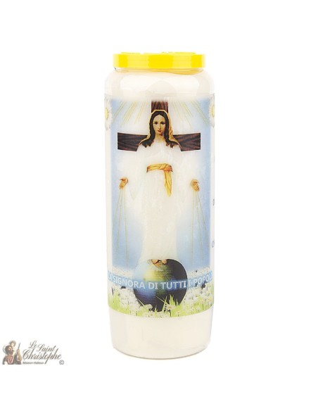 Bougies Neuvaines à  notre dame de tous les peuples- prière  