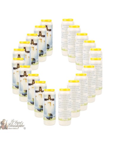 Bougies Neuvaines à  notre dame de tous les peuples- prière  