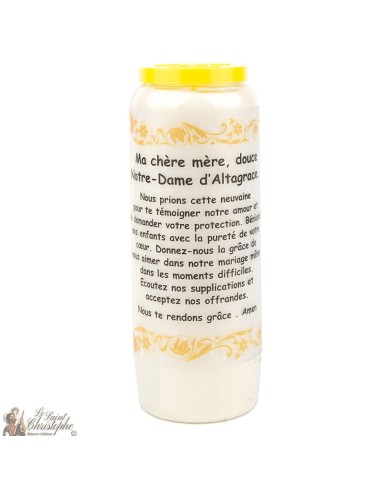 Candles Novena - White - "Archangel Saint Michael" (French)