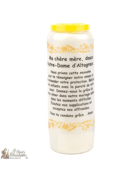 Candles Novena - White - "Archangel Saint Michael" (French)