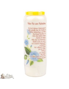 Bougies Neuvaines à padre pio - prière allemand 2