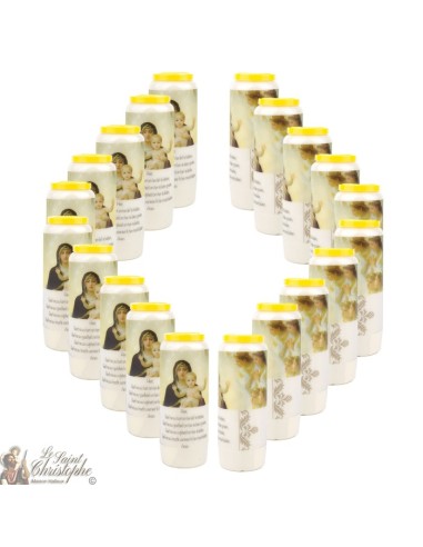 Candles Novena - White - "Archangel Saint Michael" (French)