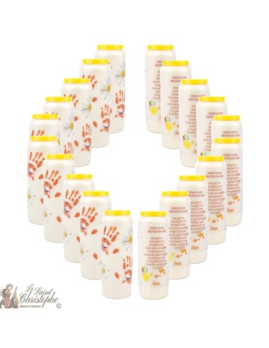 Candles Novena - White - "Archangel Saint Michael" (French)