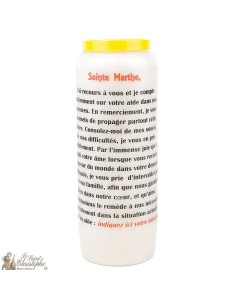 Candles Novena - White - "Archangel Saint Michael" (French) 2