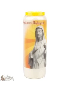 Bougies Neuvaines à la Vierge de Medjugorje modèle 2 - prière allemand
