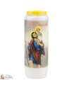 Candles Novena - White - "Saint Christopher " (French)
