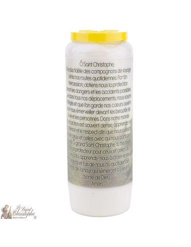 Candles Novena - White - "Saint Christopher " (French)