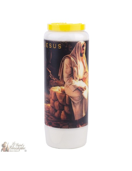 Candles Novena - White - "Prayer to Jesus" (French)
