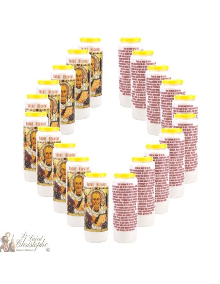 Bougies Neuvaines Saint Nicolas