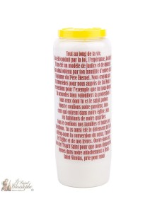 Candles Novena - White - "Saint Nicolas" (French) 2