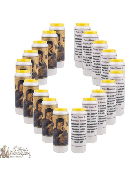 Candles Novena - Red - "Our Lady of Perpetual Help"