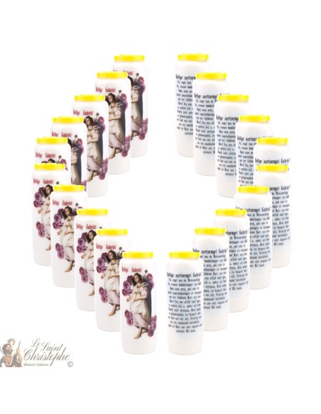 Candles Novena - White - "Archangel Saint Michael" (French)