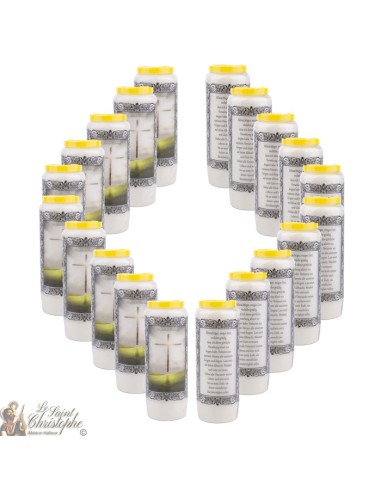 Candles Novena - White - "Archangel Saint Michael" (French)