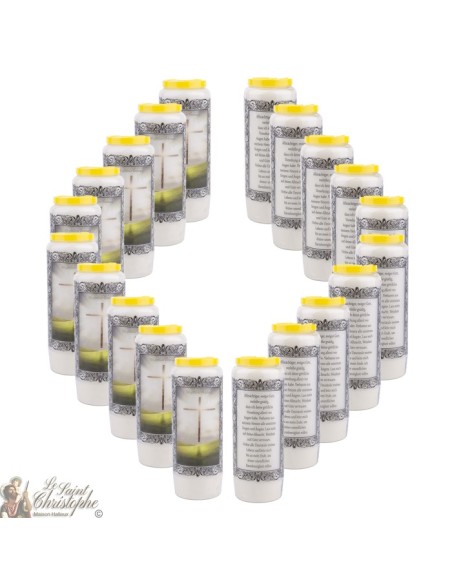 Candles Novena - White - "Archangel Saint Michael" (French)