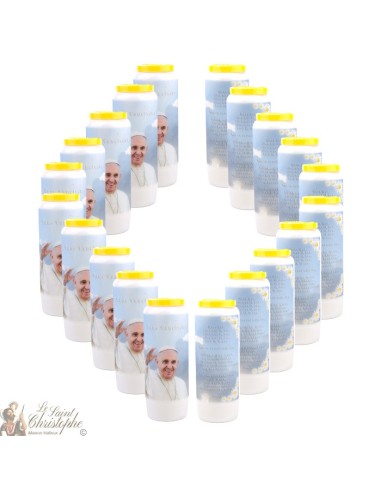 Candles Novena - White - "Archangel Saint Michael" (French)