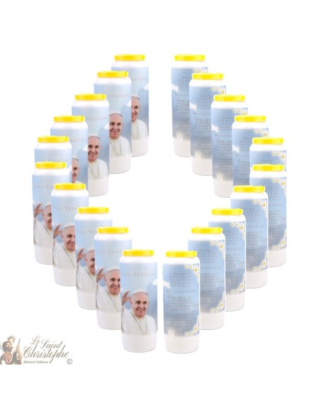 Bougies Neuvaines au pape francois  - prière néerlandais