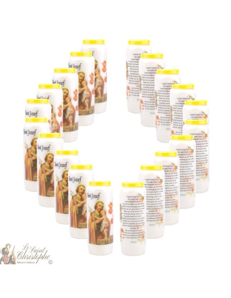 Candles Novena - White - "Archangel Saint Michael" (French)