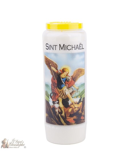 Noveen Kaarsen - Wit - "Aartsengel Heilige Michael" (Frans)