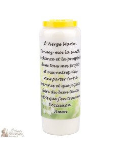 Bougies Neuvaines à la vierge marie modèle 2  - prière français 2