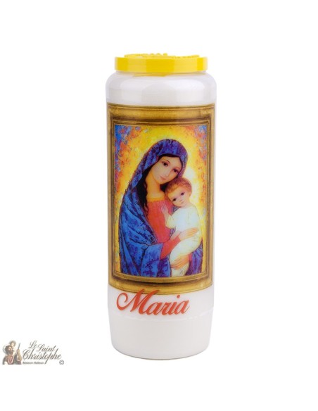 Bougies Neuvaines à la vierge marie modele 3  - prière néerlandais