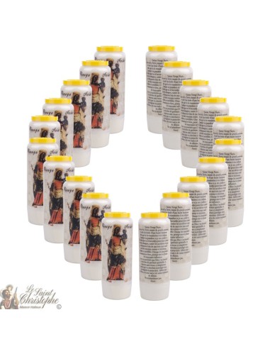 Candles Novena - White - "Archangel Saint Michael" (French)