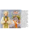 Autocollant bougie de neuvaine avec prière français - Saint Jean Marie de Vianney