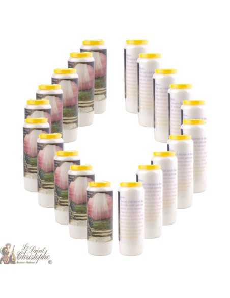 Candles Novena - White - "Archangel Saint Michael" (French)