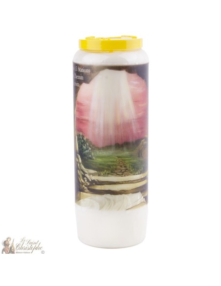 Candles Novena - White - "Archangel Saint Michael" (French)