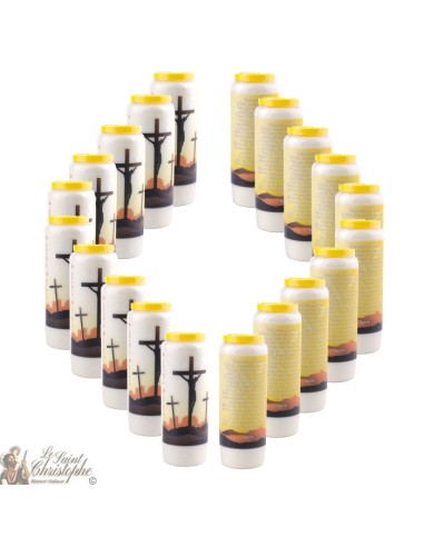 Candles Novena - White - "Archangel Saint Michael" (French)