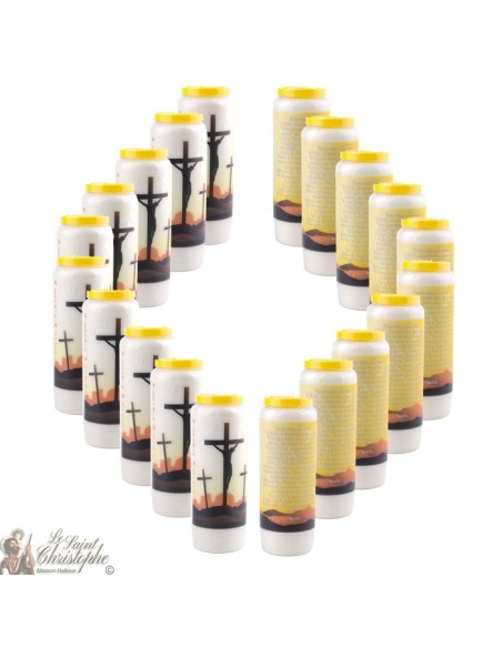 Candles Novena - White - "Archangel Saint Michael" (French)