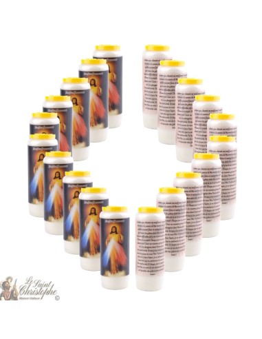 Candles Novena - White - "Archangel Saint Michael" (French)