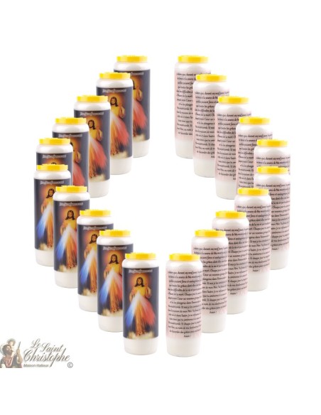 Candles Novena - White - "Archangel Saint Michael" (French)