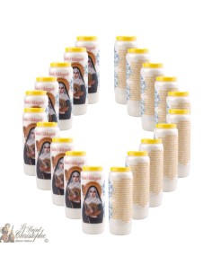Candles Novena - White - "Archangel Saint Michael" (French) 2