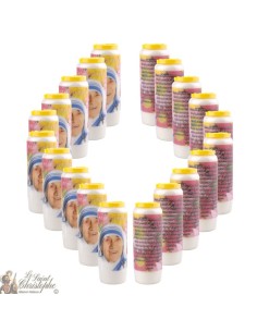 Candles Novena - White - "Archangel Saint Michael" (French) 2