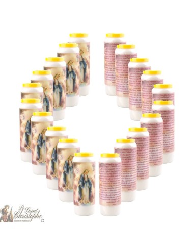 Bougies Neuvaines à Notre Dame de la médaille miraculeuse - prière néerlandais 