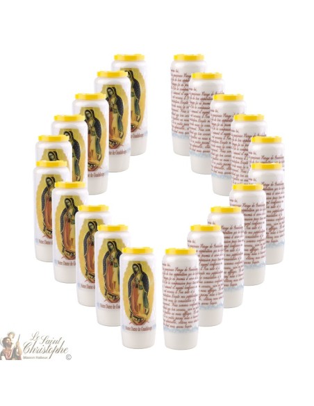 Candles Novena - White - "Archangel Saint Michael" (French)