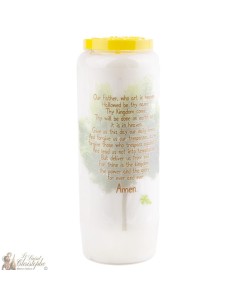 Bougies Neuvaines à  notre Père - prière Anglais 2
