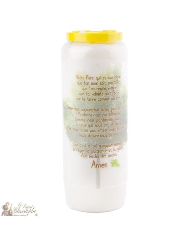 Bougies Neuvaines à Notre Père - prière  français