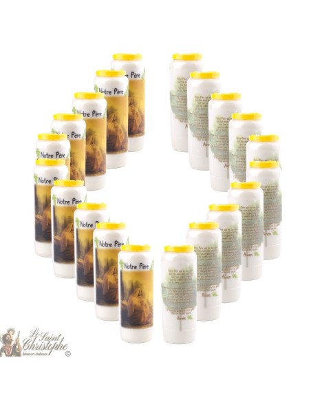 Bougies Neuvaines à Notre Père - prière  français