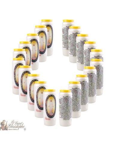 Candles Novena - White - "Archangel Saint Michael" (French)