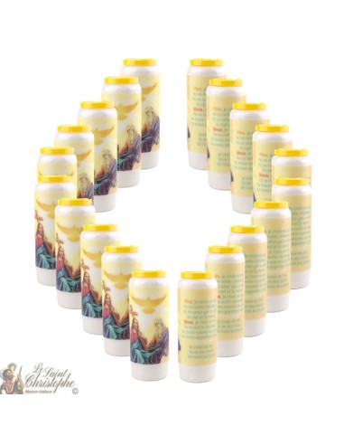 Candles Novena - White - "Archangel Saint Michael" (French)